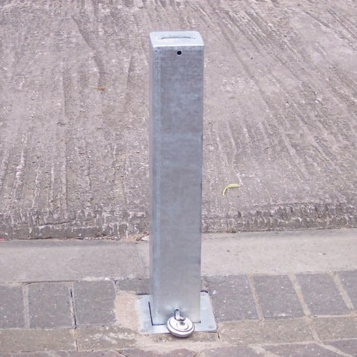 Telescopic Heavy-duty Bollard - Galvanised "Mole" Style