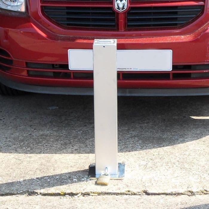 Telescopic Heavy-duty Bollard - Galvanised "Mole" Style 2