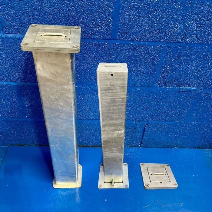 Telescopic Heavy-duty Bollard - Galvanised "Mole" Style 3