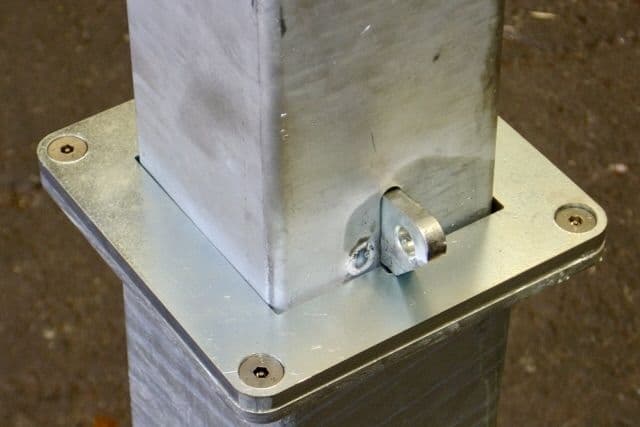 Telescopic Heavy-duty Bollard - Galvanised "Mole" Style 4