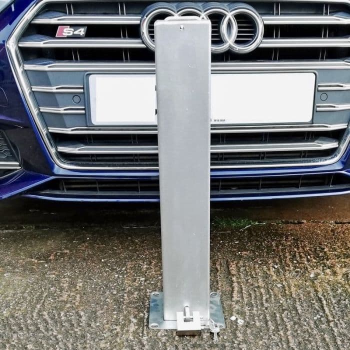 Telescopic Heavy-duty Bollard - Galvanised "Mole" Style 5