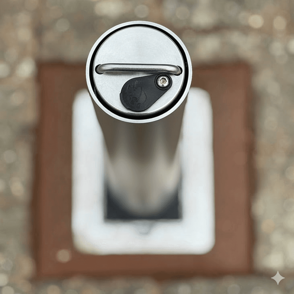 Vanguard Prime Telescopic & Retractable Driveway Bollard 3